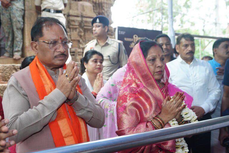 मुख्यमंत्री श्री विष्णुदेव साय ने भोरमदेव धाम में की पूजा-अर्चना, प्रदेश की सुख-समृद्धि के लिए की मंगलकामना